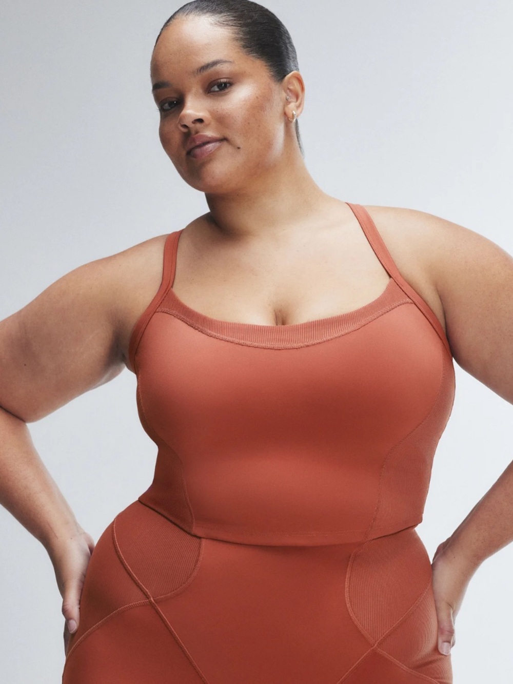 Savage X Fenty CURVE ALERT RIB SHELF-BRA TANK